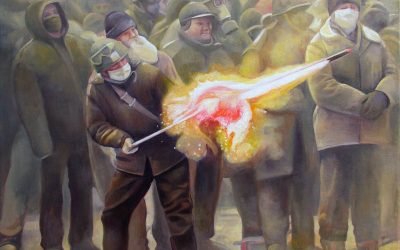 David Molesky is the painter of a world in flames